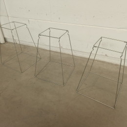 3 supports de sacs en lin